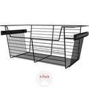 REV A SHELF : 24" W Closet Baskets for Custom Closet Systems (3-Pack)