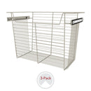 REV A SHELF : 24" W Closet Baskets for Custom Closet Systems (3-Pack)