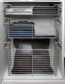 REV A SHELF : 24" W Closet Baskets for Custom Closet Systems (3-Pack)
