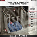 REV A SHELF : 24" W Closet Baskets for Custom Closet Systems (3-Pack)