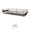 REV A SHELF : 30" W Closet Baskets for Custom Closet Systems (3-pack)