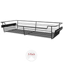 REV A SHELF : 30" W Closet Baskets for Custom Closet Systems (3-Pack)