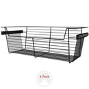 REV A SHELF : 30" W Closet Baskets for Custom Closet Systems (3-Pack)