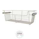 REV A SHELF : 30" W Closet Baskets for Custom Closet Systems (3-Pack)