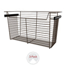 REV A SHELF : 30" W Closet Baskets for Custom Closet Systems (3-pack)