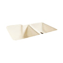 Ceco, Ceco - Redondo 60/40 High-Low Undermount Enameled Cast Iron Kitchen Sink (735-UM ) **MUST USE VANCE MOUNTING KIT QN25UM FOR WARRANTY TO BE VALID