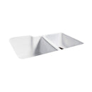 Ceco, Ceco - Redondo 60/40 High-Low Undermount Enameled Cast Iron Kitchen Sink (735-UM ) **MUST USE VANCE MOUNTING KIT QN25UM FOR WARRANTY TO BE VALID