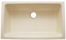 Ceco, Ceco - Del Rey  Large Single Undermount Enameled Cast Iron Kitchen Sink (754-UM ite) **MUST USE VANCE MOUNTING KIT QN25UM FOR WARRANTY TO BE VALID