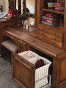 REV A SHELF : Steel Wire Pullout Hamper for Vanity/Closet Applications w/ Soft/Open Close