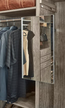 REV A SHELF : Rotate and Slide Mirror for Custom Closet Systems