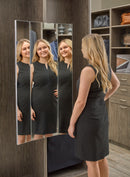 REV A SHELF : Rotate and Slide Tri-Mirror for Custom Closet Systems