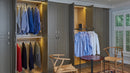 REV A SHELF : Adjustable Pull Down Closet Rod for Custom Closet Systems