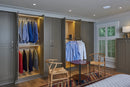 REV A SHELF : Adjustable Pull Down Closet Rod for Custom Closet Systems