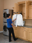REV A SHELF : Adjustable Pull Down Closet Rod for Custom Closet Systems