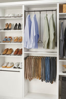 REV A SHELF : Adjustable and Trim-to-Fit Pull Down Closet Rod for Custom Closet Systems