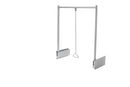 REV A SHELF : Adjustable and Trim-to-Fit Pull Down Closet Rod for Custom Closet Systems