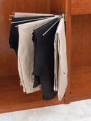 REV A SHELF : Swing Out Fan Pants Rack for Custom Closet Systems
