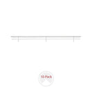 REV A SHELF : Closet Shoe Rail for Custom Closet Systems (10 pack)