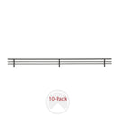 REV A SHELF : Sidelines Closet Shoe Rail for Custom Closet Systems (10 pack)