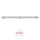 REV A SHELF : Sidelines Closet Shoe Rail for Custom Closet Systems (10 pack)