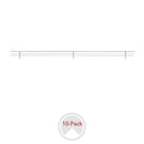 REV A SHELF : Sidelines Closet Shoe Rail for Custom Closet Systems (10 pack)