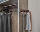 REV A SHELF : Premier Pull Out Swivel Belt Rack for Custom Closet Systems