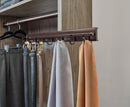 REV A SHELF : Premier Pull Out Swivel Belt Rack for Custom Closet Systems