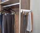 REV A SHELF : Premier Pullout Swivel Belt Rack for Custom Closet Systems