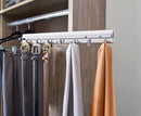 REV A SHELF : Premier Pullout Swivel Belt Rack for Custom Closet Systems