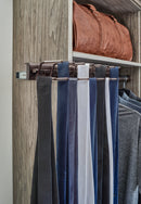 REV A SHELF : Premier Pull Out Swivel Tie Rack for Custom Closet Systems