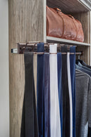 REV A SHELF : Premier Pull Out Swivel Tie Rack for Custom Closet Systems