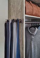 REV A SHELF : Premier Pull Out Swivel Tie Rack for Custom Closet Systems