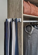 REV A SHELF : Premier Pullout Swivel Tie Rack for Custom Closet Systems