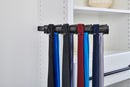 REV A SHELF : Premier Pullout Swivel Tie Rack for Custom Closet Systems
