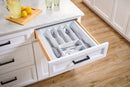 REV A SHELF : Polymer Trim-to-Fit Drawer Insert Cutlery Organizer