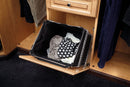 REV A SHELF : Steel Tilt Out Hamper for Custom Closet Systems