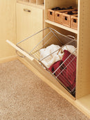 REV A SHELF : Steel Tilt Out Hamper for Custom Closet Systems