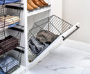 REV A SHELF : Steel Tilt-Out Hamper for Custom Closet Systems