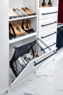 REV A SHELF : Pullout Cloth Hamper System for Custom Closet Systems