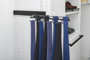 REV A SHELF : Sidelines Sliding Tie Rack For Custom Closet Systems