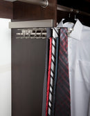 REV A SHELF : Sidelines Sliding Tie Rack for Custom Closet Systems