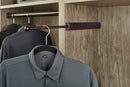 REV A SHELF : Sliding Valet Rod for Custom Closet Systems