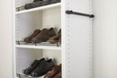 REV A SHELF : Sliding Valet Rod for Custom Closet Systems