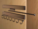 REV A SHELF : Deluxe Sliding Valet Rod for Custom Closet Systems