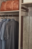 REV A SHELF : Deluxe Sliding Valet Rod for Custom Closet Systems