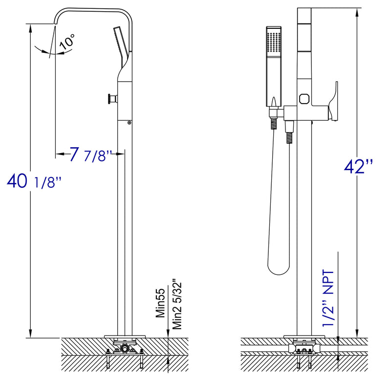 ALFI brand AB2180 Tub Filler