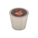 Top Knobs: Crystal Wine Crystal Center