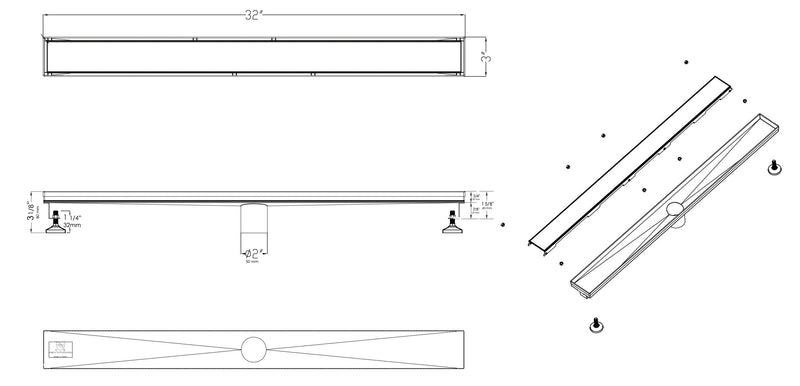 ALFI brand  Shower Drain