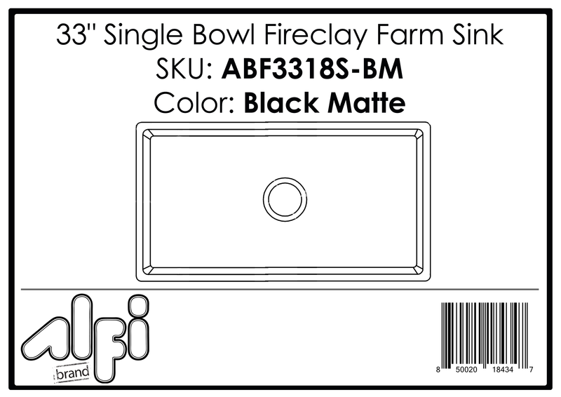 ALFI brand ABF3318S Kitchen Sink