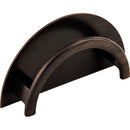 Top Knobs: SANCTUARY (R) Half Circle Open